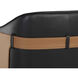 Carter Napa Black / Napa Cognac Office Chair